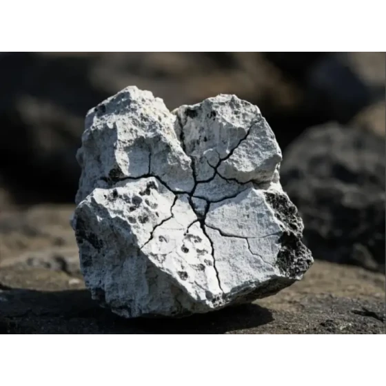 Mineralaufbereitungstest von Phosphatgestein