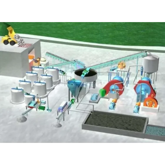 Test zur Goldgewinnung durch Chloridlaugung