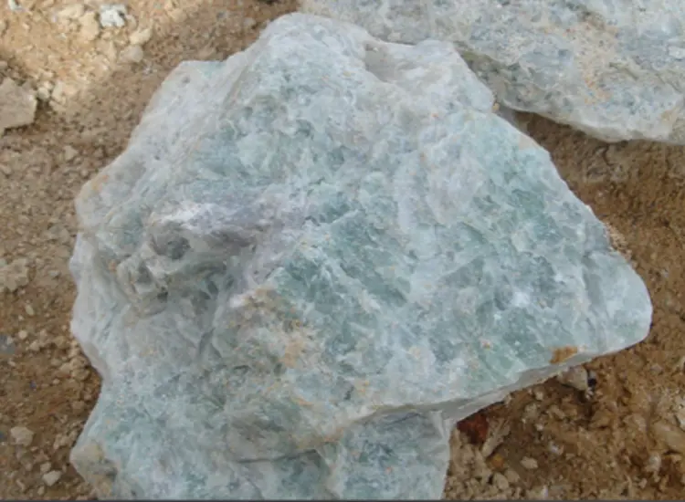 Fluorit-Flotationsversuch