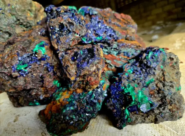 Mineralaufbereitungstest von Kupfersulfid