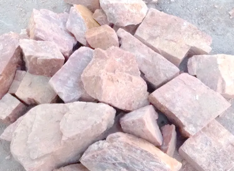 Mineralaufbereitungstest von Kalium-Natrium-Feldspat