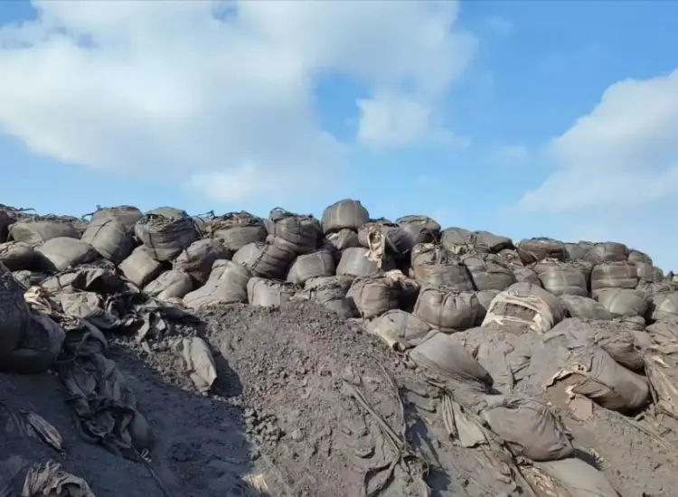 Test zur Anreicherung von feuerfestem Eisenerzkonzentrat