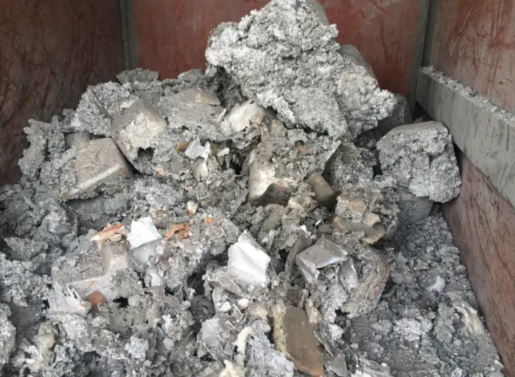 Aufbereitung und Verwertungstest von Hochofenschlacke